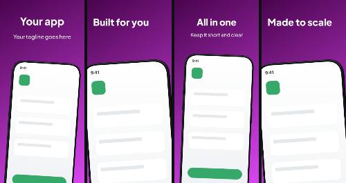 Magenta Pop — App Store screenshot template