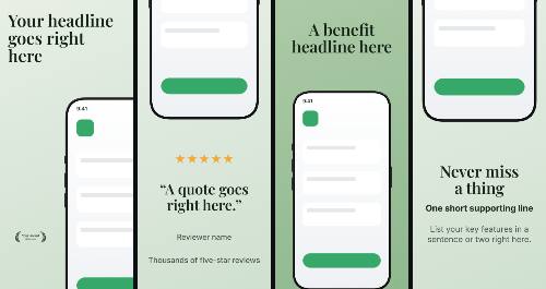 Sage Studio — App Store screenshot template